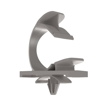 Panduit Cable Clip, Nylon 6/6, 3/4 in Bundle Dia., Gray, 1.45 in L, 100 PK LWC75-H25-C14